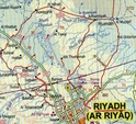 Landkaart - wegenkaart Saudi Arabia - Saudi Arabië | ITMB