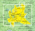 Wegenkaart - landkaart Lombardia- Lombardije fietskaart | Touring club Italiano TCI 1:200.000