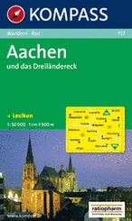 Wandelkaart 757 Aachen und das Dreiländereck | Kompass