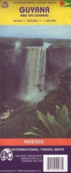 Wegenkaart - landkaart Guyana & the guianas | ITMB