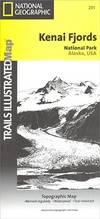 Wandelkaart - landkaart Kenai Fjords National Park  | Trails Illustrated maps - National Geographic