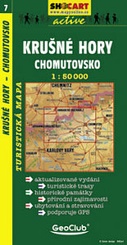 Shocart 07 KRUŠNÉ HORY, CHOMUTOVSKO - Erzgebirge - Komotau  / Wandelkaart Tsjechie
