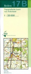 Topografische kaart / Wandelkaart 17B Beilen