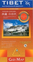 Wegenkaart - Landkaart 05 (Geografische versie) Tibet - Bhutan - Nepal | Gizi map