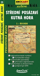 Shocart 23 STŘEDNÍ POSÁZAVÍ, KUTNÁ HORA - Mittlere Sazave - Kuttenberg  / Wandelkaart Tsjechie