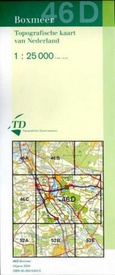 Topografische kaart - wandelkaart  46D Boxmeer