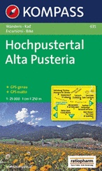 Wandelkaart 635 Hochpustertal/Alta Pusteria | Kompass
