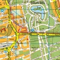 Stadsplattegrond Bruxelles Brussel | Falk
