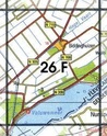Topografische kaart / Wandelkaart 26F Biddinghuizen