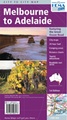 Landkaart -  wegenkaart Melbourne to Adelaide | Hema maps