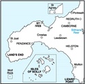 Wandelkaart Engeland Landranger 203 Land's End & Isles of Scilly, St Ives & Lizard Point | Ordnance Survey