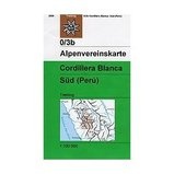 Wandelkaart 0/3b Cordillera Blanca Sud Peru | Alpenvereinskarte