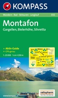 Wandelkaart 032 Alpenpark Montafon | Kompass
