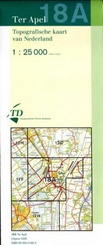 Topografische kaart / Wandelkaart 18A Ter Apel