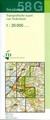 Topografische kaart - wandelkaart 58G Swalmen
