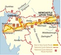 Sustrans Sea to Sea (C2C) Whitehaven/Workington - Newcastle/Sunderland NN7A -  Fietskaart Engeland