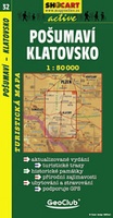 Shocart 32 POŠUMAVÍ, KLATOVSKO - Böhmerwald-Vorgebirge - Klattau / Wandelkaart Tsjechie