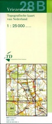 Topografische kaart / Wandelkaart 28B Vriezenveen