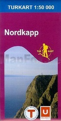 Wandelkaart 2213 Nordkapp - Noordkaap, topografische kaart Turkart Noorwegen | Statens - Ugland IT