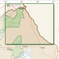 Topografische kaart Botswana (sheet 2) |