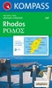 Wandelkaart 248 Rhodos | Kompass