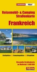 Campingkaart Frankreich Reisemobil- & Camping Strassenkarte | Hallwag