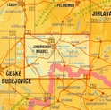 Shocart 45 JINDŘICHOHRADECKO, Česká Kanada - Neuhaus - Böhmisch Kanada   / Wandelkaart Tsjechie
