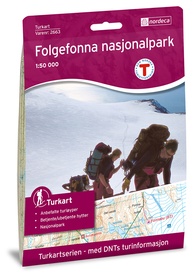 Wandelkaart 2663 Turkart Folgefonna Nasjonalpark | Nordeca