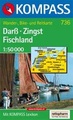 Kompass wandelkaart 736 Darß-Zingst-Fischland
