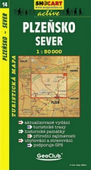 Shocart 14 PLZEŇSKO - Sever - Pilsen (Nord)  / Wandelkaart Tsjechie