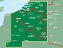Wegenkaart landkaart Belgium (België, Belgique) | Freytag & Berndt