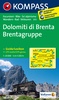 Wandelkaart 073 Dolomiti di Brenta  - Dolomieten Brentagruppe | Kompass