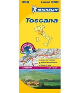 Wegenkaart - landkaart Michelin 358 Toscane | Michelin