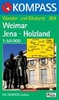 Kompass wandelkaart 804 Weimar-Jena-Holzland