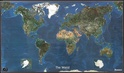 Wereldkaart World from Space | Michelin