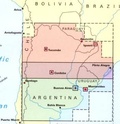 Landkaart - wegenkaart Argentinië - Noord en  Uruguay | Nelles maps