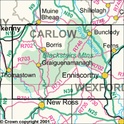 Wandelkaart Ierland 68 Carlow, Kilkenny, Wexford discovery | Ordnance Survey