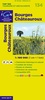 Wegenkaart - Landkaart 134 fietskaart Bourges - Chateauroux | IGN