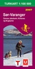 Wandelkaart 2709 Varangerfjord - Sør-Varanger - Grense Jakobselv, Kirkenes og bugøynes, topografische kaart - turkart Noorwegen | Statens - Ugland IT
