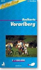 Fietskaart Radkarte Vorarlberg A10 | Bikeline