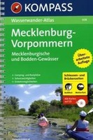 Kanogids Wasserwander-atlas Mecklenburg-Verpommern 608 | Kompass