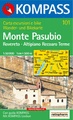Wandelkaart 101 Rovereto-Monte Pasubio | Kompass