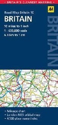 10 Landkaart - wegenkaart Britain - Groot Brittannië | AA roadmaps