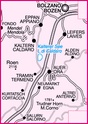 Wandelkaart Tabacco 049 Sudtiroler Weinstrasse, Strada del Vino, Appiano, Caldaro, Termeno, Cortaccia, Magrè, Salorno, Roen, Mendola   - Dolomieten /