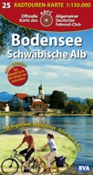 Fietskaart ADFC Radtourenkarte Blatt 25 Bodensee Schwäbische Alb | BVA
