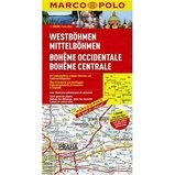 Wegenkaart - landkaart Tsjechië - Bohemen: Westböhmen - Mittelböhmen | Marco Polo