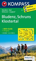 Wandelkaart 32 Bludenz-Schruns-Klostertal | Kompass