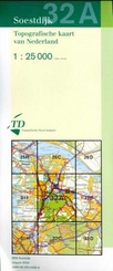 Topografische kaart / Wandelkaart 32A Soestdijk