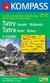 Kompass wandelkaart 2130 Vysoké Tatry-Hohe Tatra / Hoge Tatra