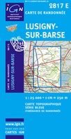 Wandelkaart 2817E - 2817 E Lusigny-Sur-Barse topografische kaart | IGN